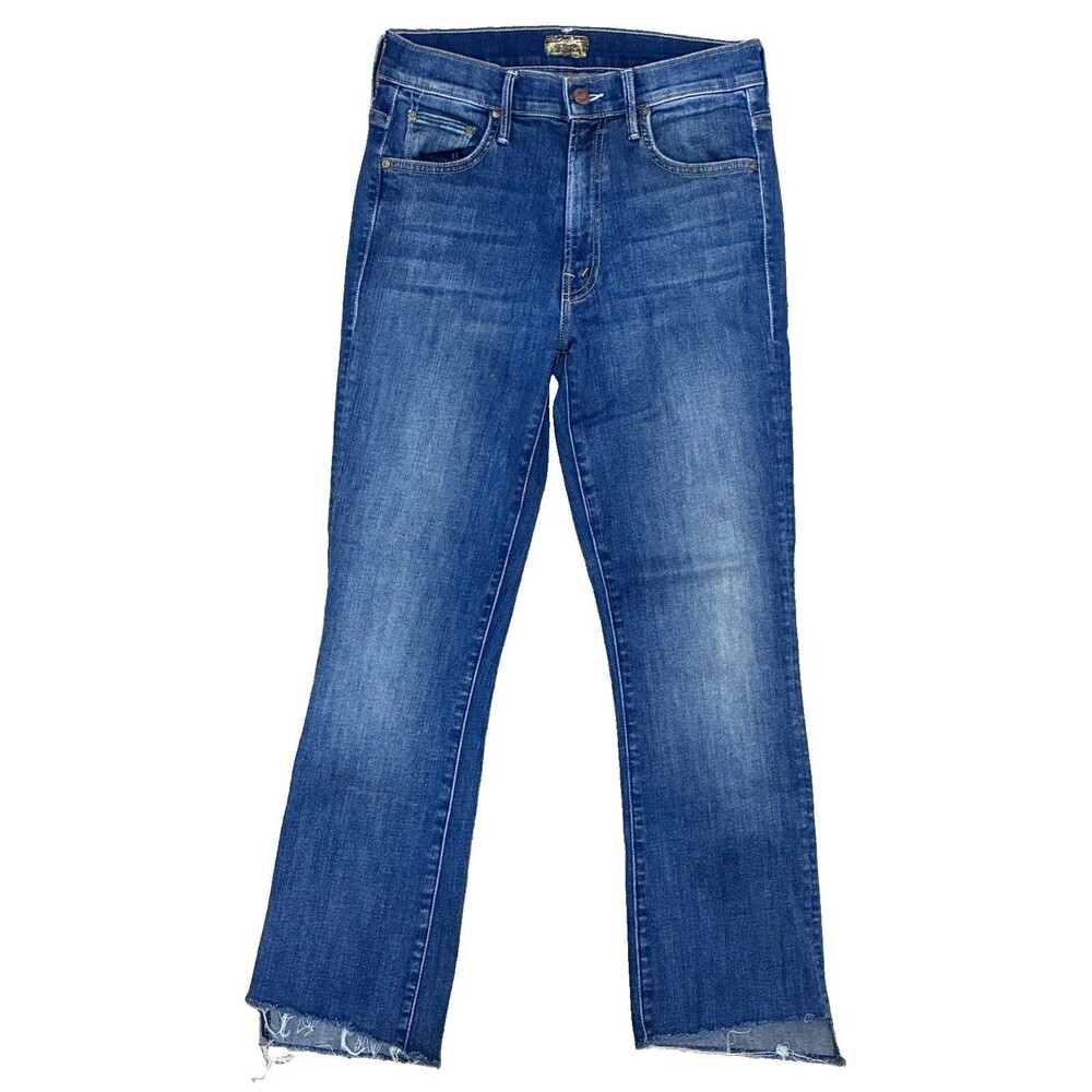 Mother Inside Crop Step Fray Jeans Size 26